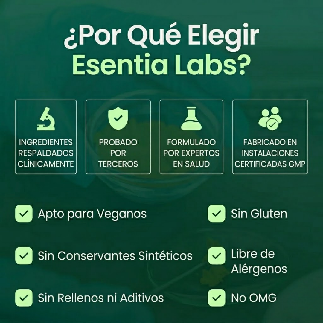 Cúrcuma Esentia Labs™ Alivia dolor articular e inflamación
